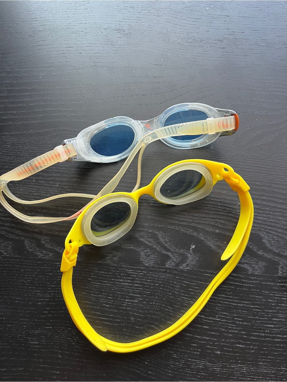 Speedo Swim Goggles Lot of 4 Blue Green Yellow Clear Biofuse Adjustable Straps - Picture 5 of 16